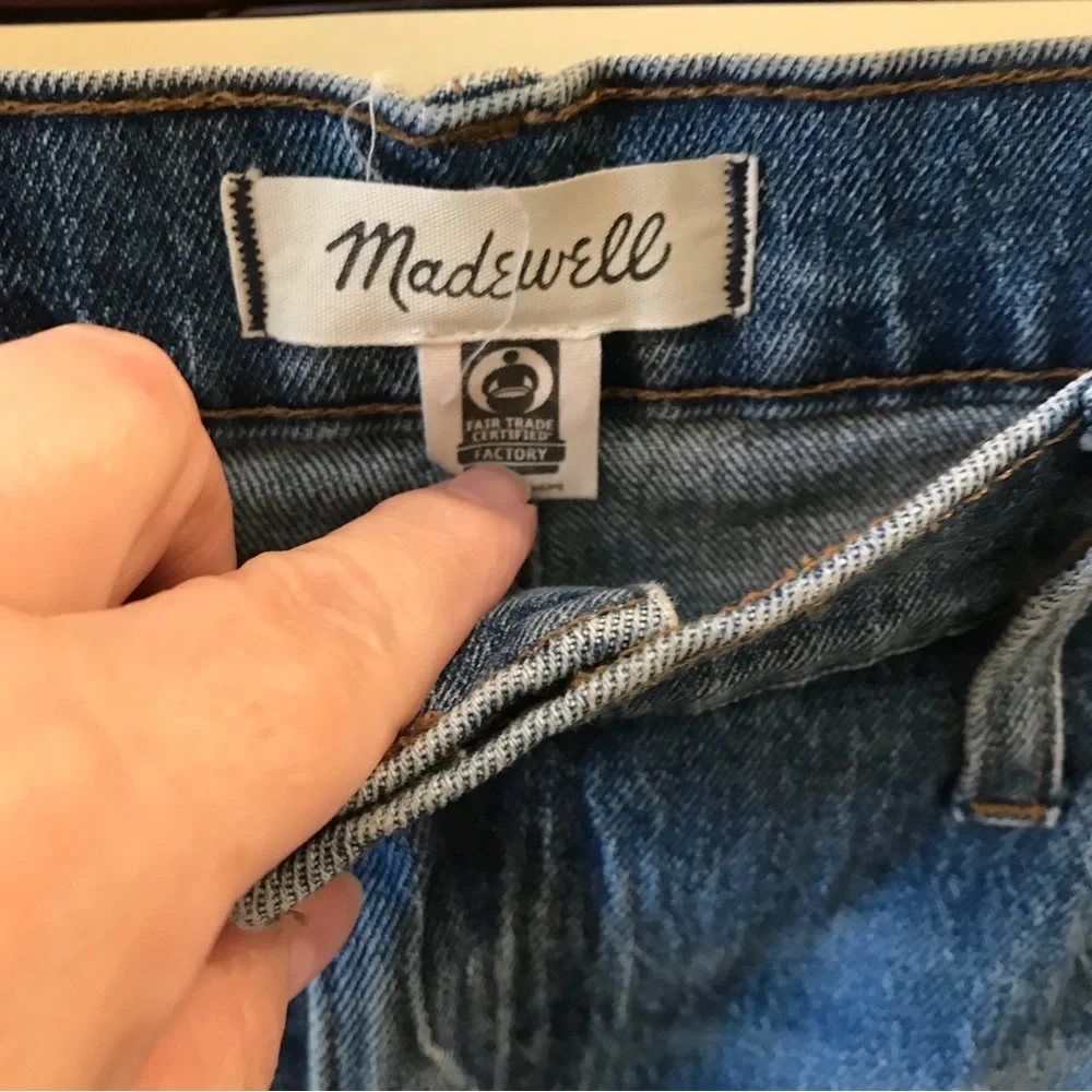 Madewell High Rise Slim Boy Friend Jeans, Size 32, NWOT - Picture 5 of 9